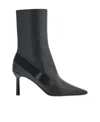 Ferragamo 85mm Vara-bow Leather Ankle Boots In Black