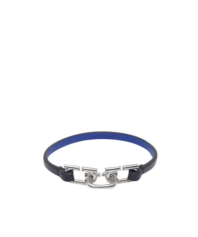 Ferragamo Gancini Bracelet In Blue