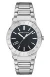 Ferragamo Sapphire Logo Watch, 41mm In Stainless Steel
