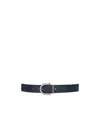 Ferragamo Reversible And Adjustable Belt In Black