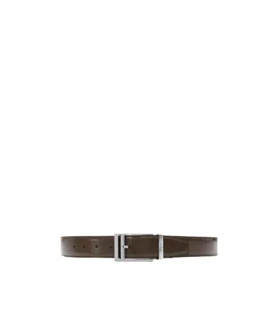 Ferragamo Logo Buckle Belt In Green