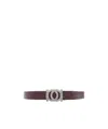 Ferragamo Logo Buckle Belt In Multicolor