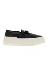 Ferragamo Women's New Vara Plate Slip-on Sneakers In White