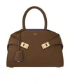 Ferragamo Women Hug Small Leahter Tote Bag In Gold