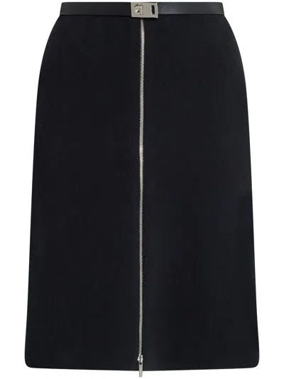 FERRAGAMO LOGO BUCKLE SKIRT