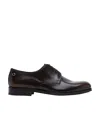 Ferragamo Pershore Leather Derby In Black