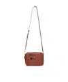 Ferragamo Logo Camera Cross-body Bag In Brown