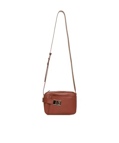 FERRAGAMO LOGO CAMERA CROSS-BODY BAG