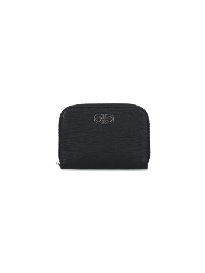 Ferragamo Logo Card Holder - Black
