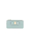Ferragamo Logo Card Pack In Green