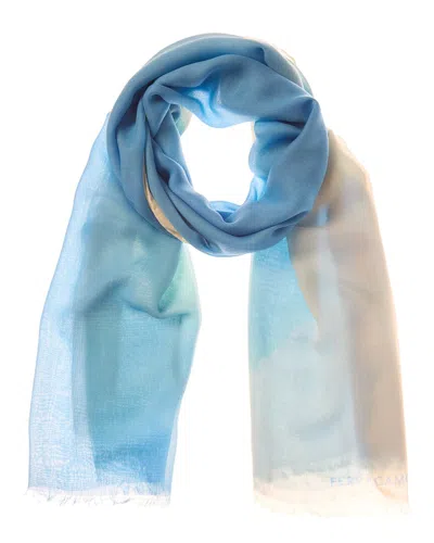 Ferragamo Logo Cashmere Scarf In Pink