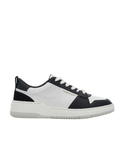 FERRAGAMO LOGO COLOR LOW-TOP CASUAL SHOES