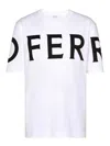 Ferragamo White Oversize Cotton T-shirt In White