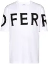 Ferragamo White Oversize Cotton T-shirt In White