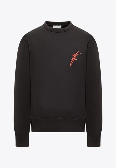 FERRAGAMO LOGO CREWNECK SWEATSHIRT