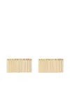 Ferragamo Logo Cufflinks In Gold