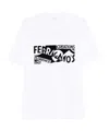 Ferragamo Logo-detail T-shirt In White