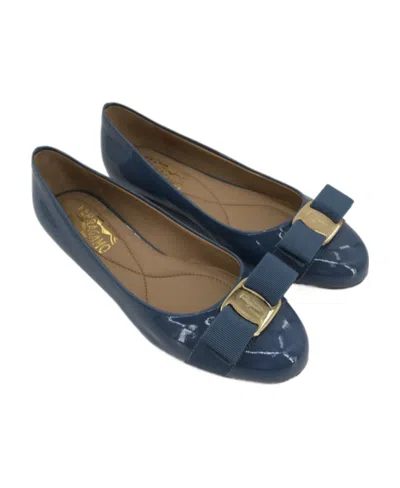 Ferragamo Logo Details Ballet Shoes In Multicolor