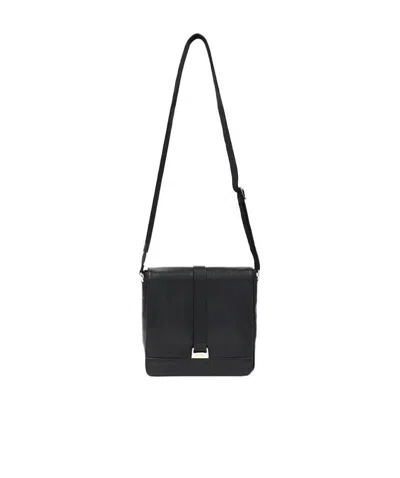 Ferragamo Logo Details Cross-body Bag In Black
