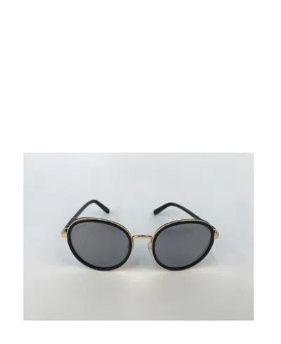 Ferragamo Logo Details Sunglasses In Gray