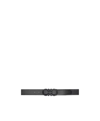 FERRAGAMO LOGO DOUBLE-SIDED BELT