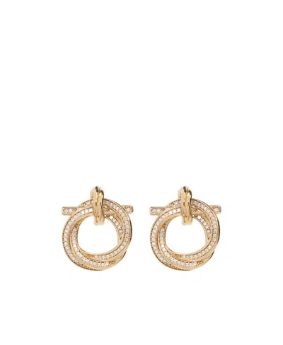 FERRAGAMO LOGO EARRINGS