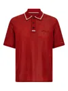 Ferragamo Herren Polohemd Mit Aufgestickter Signatur