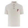 Ferragamo Herren Polohemd Aus Bio-baumwolle In White