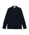 Ferragamo Logo Embroidered Shirt In Black