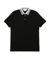 Ferragamo Logo Embroidered Short-sleeved Polo Shirt In Black