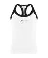 Ferragamo Damen Tanktop Aus Baumwolle In White