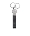 Ferragamo Strap Key Rings Metal Hardware In Black