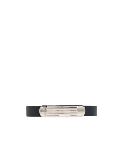 Ferragamo Logo Engraving Bracelet In Multicolor