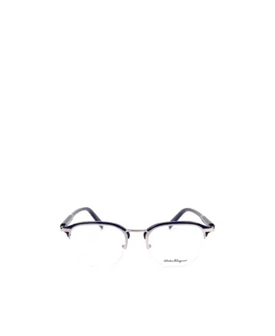 Ferragamo Logo Flat Mirror In White
