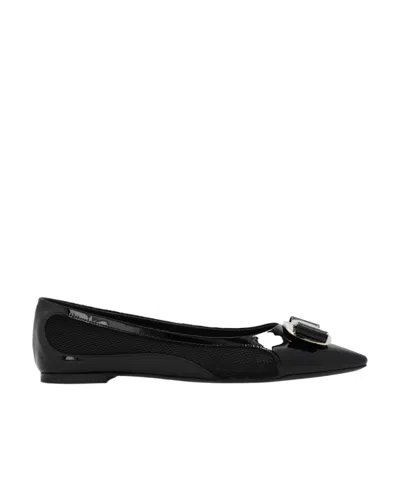 FERRAGAMO LOGO FLAT SHOES