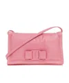 Ferragamo Logo Flip Mini Shoulder Bag In Pink