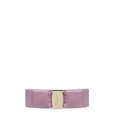 Ferragamo Logo Hair Accessories In Multicolor