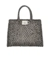 Ferragamo Logo Handbag In Black