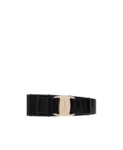 Ferragamo Logo Headband In Neutral