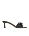 Ferragamo Glo 55 Womens Patent Embellished Heels In Black