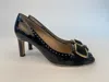 Ferragamo Logo High Heels In Black