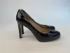 Ferragamo Logo High Heels In Black