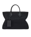 Ferragamo Large Logo Tote Bag In Black