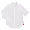 Ferragamo Logo Jacquard Long-sleeved Sport Shirt In White