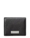Ferragamo Logo Leather Coin Purse In Black