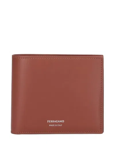 FERRAGAMO LOGO LEATHER WALLET