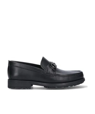 FERRAGAMO LOGO LOAFERS