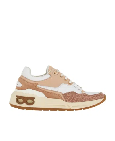 FERRAGAMO LOGO LOW-TOP CASUAL SHOES