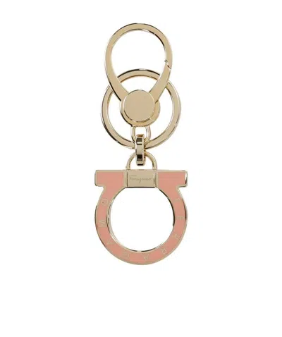 FERRAGAMO LOGO METAL RING KEY CHAIN