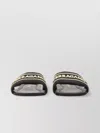 Ferragamo Logo Open Toe Flat Sole Sandal